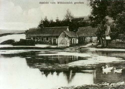 Strahlenberg Mhlenteich um 1900